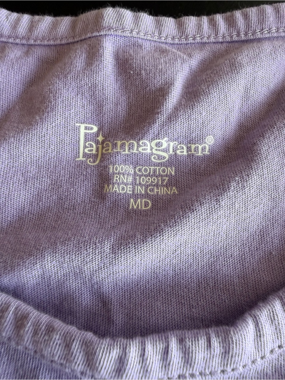 Lavender 'Bonne Nuit' Short Pajama Set - Women's Sleep Tee & Printed Shorts - Picture 3 of 4
